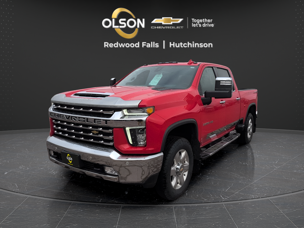 Red Hot 2023 Chevrolet Silverado 3500HD LTZ Crew Cab 4WD Pickup Truck Four-Wheel Drive 6-Speed Automatic
