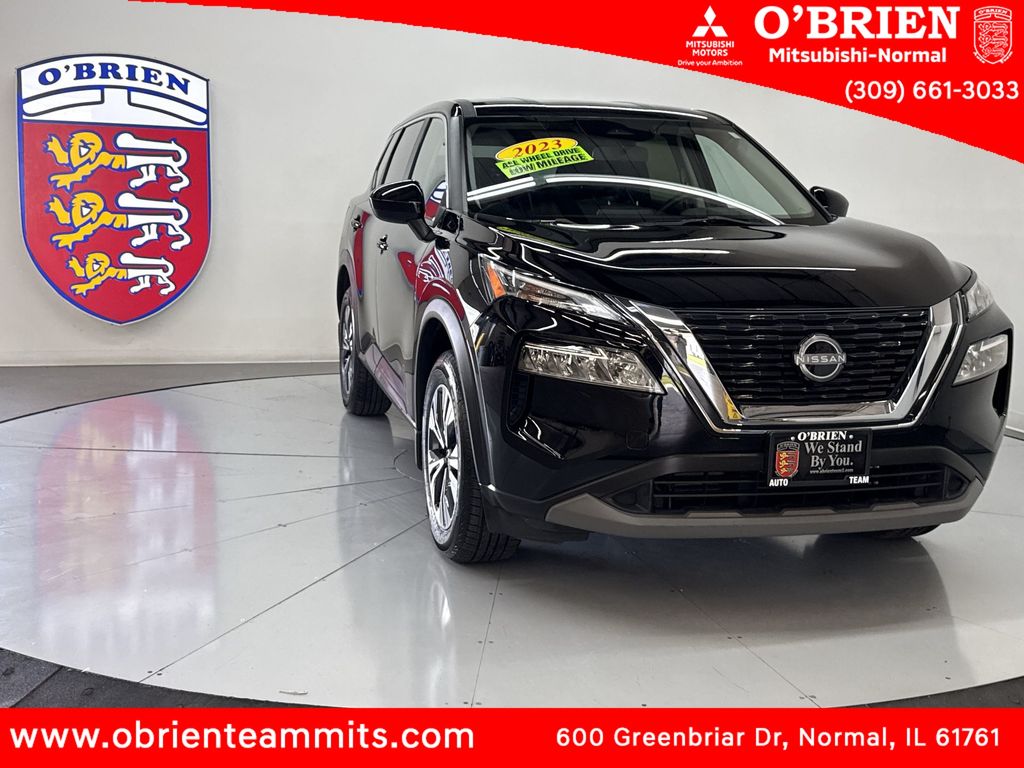 Super Black 2023 Nissan Rogue SUV / Crossover All-Wheel Drive Continuously Variable Transmission