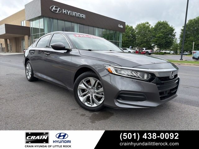 Gray 2019 Honda Accord 1.5T LX FWD Sedan Front-Wheel Drive Continuously Variable Transmission