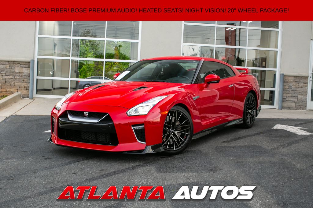 Solid Red 2023 Nissan GT-R Premium AWD Coupe All-Wheel Drive 6-Speed Automatic