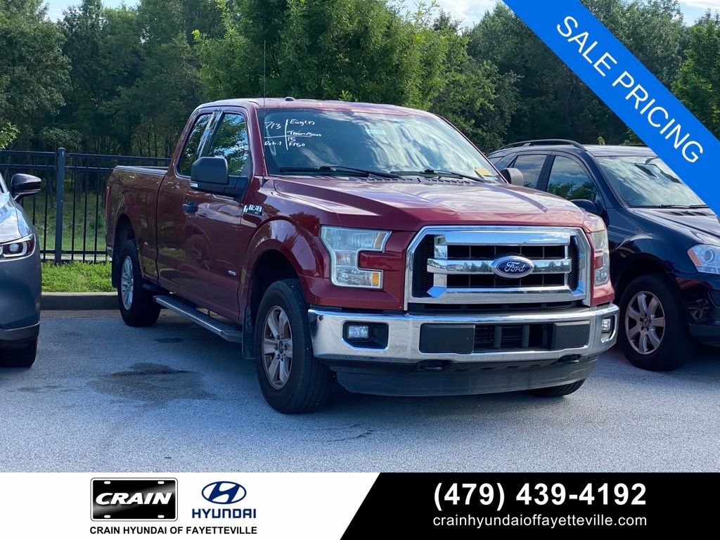 Ruby Red Metallic 2015 Ford F-150 Pickup Truck Four-Wheel Drive 6-Speed Automatic
