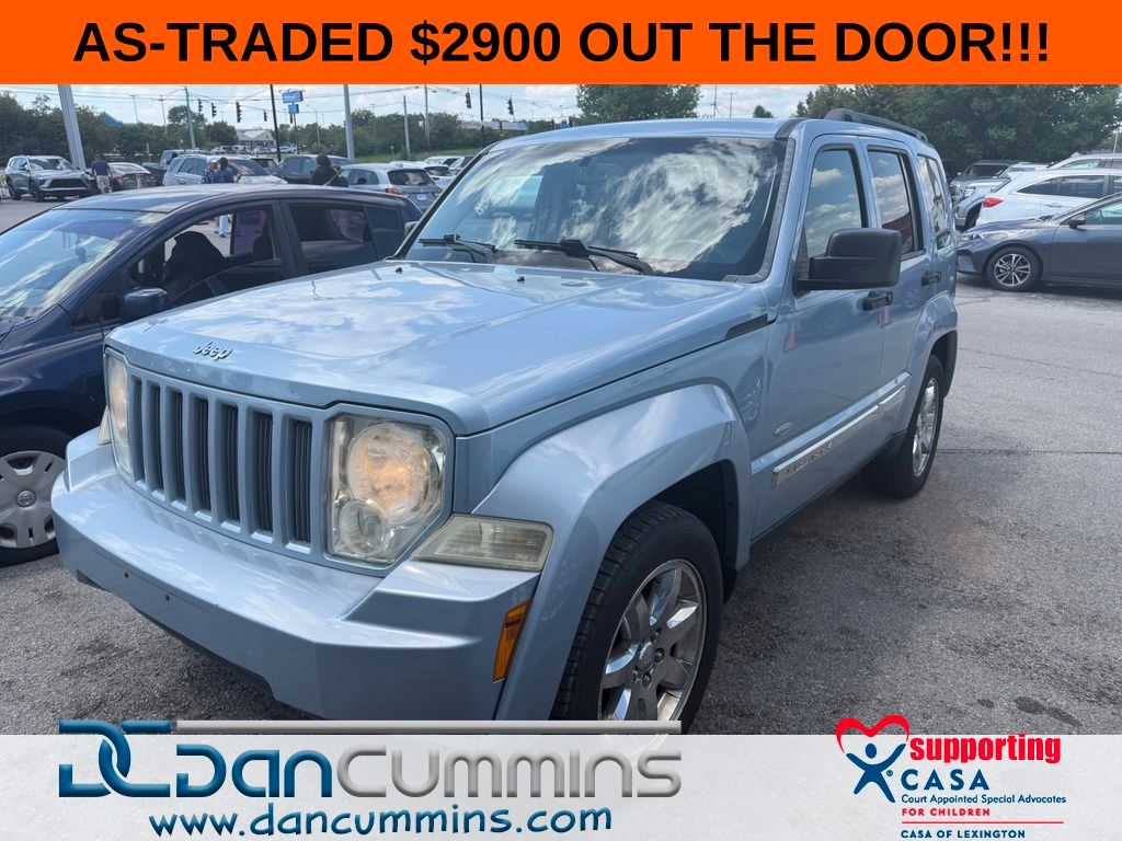 Winter Chill Pearlcoat 2012 Jeep Liberty SUV / Crossover Four-Wheel Drive 4-Speed Automatic
