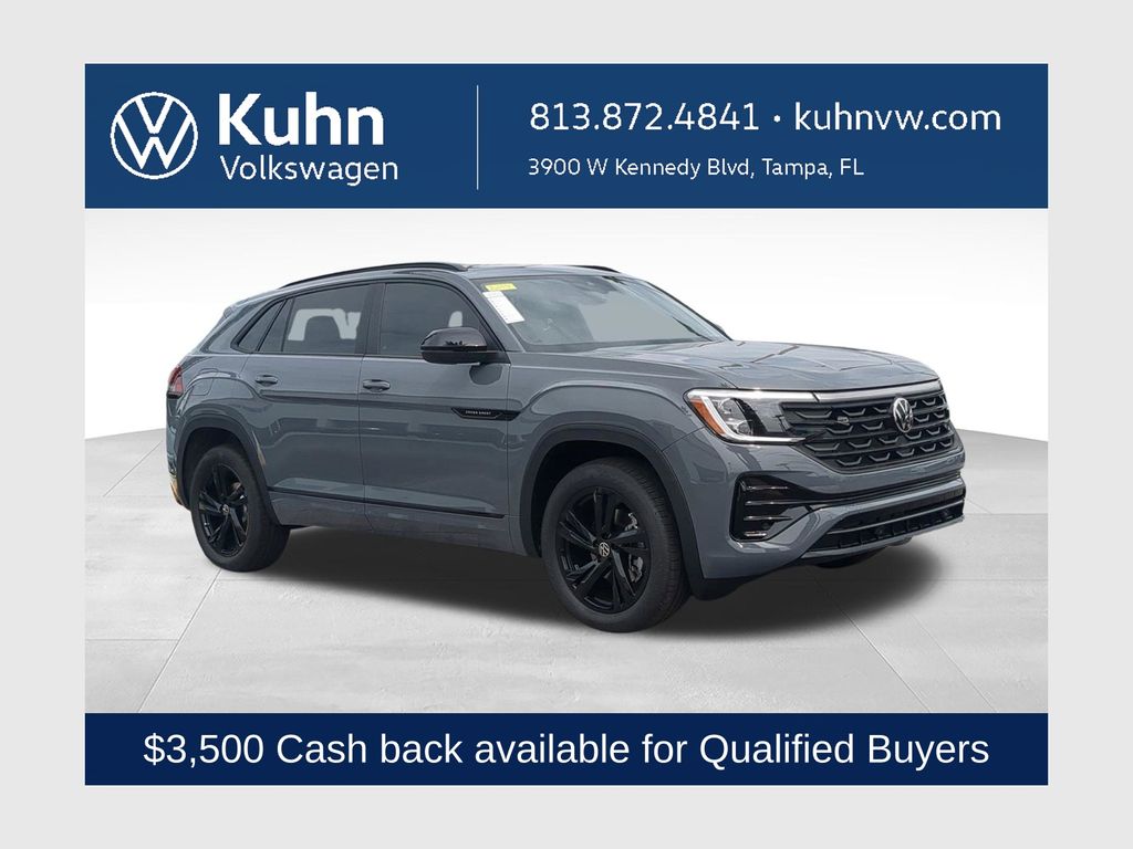 Pure Gray 2026 Volkswagen Atlas Cross Sport SUV / Crossover All-Wheel Drive 8-Speed Automatic