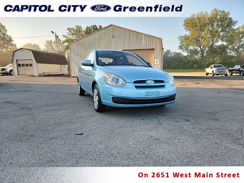 Ice Blue Metallic 2010 Hyundai Accent Hatchback Front-Wheel Drive 5-Speed Manual