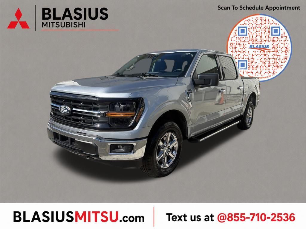 Silver 2025 Ford F-150 Pickup Truck Four-Wheel Drive Automatic