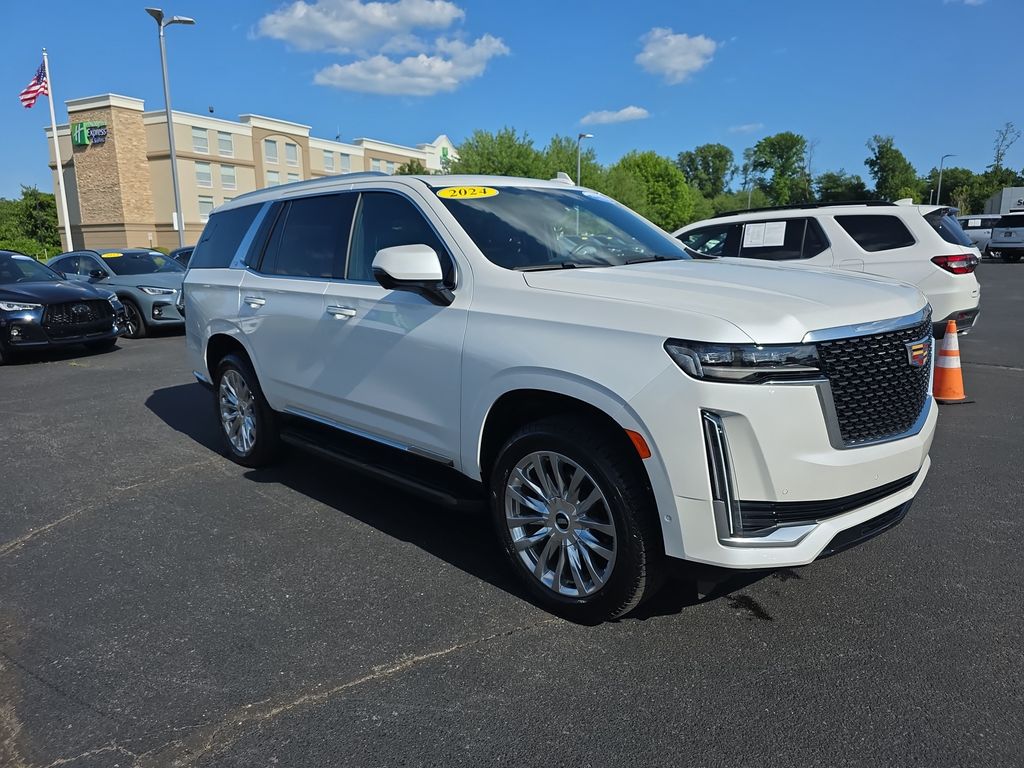 Crystal White Tricoat 2024 Cadillac Escalade Premium Luxury 4WD SUV / Crossover Four-Wheel Drive Automatic