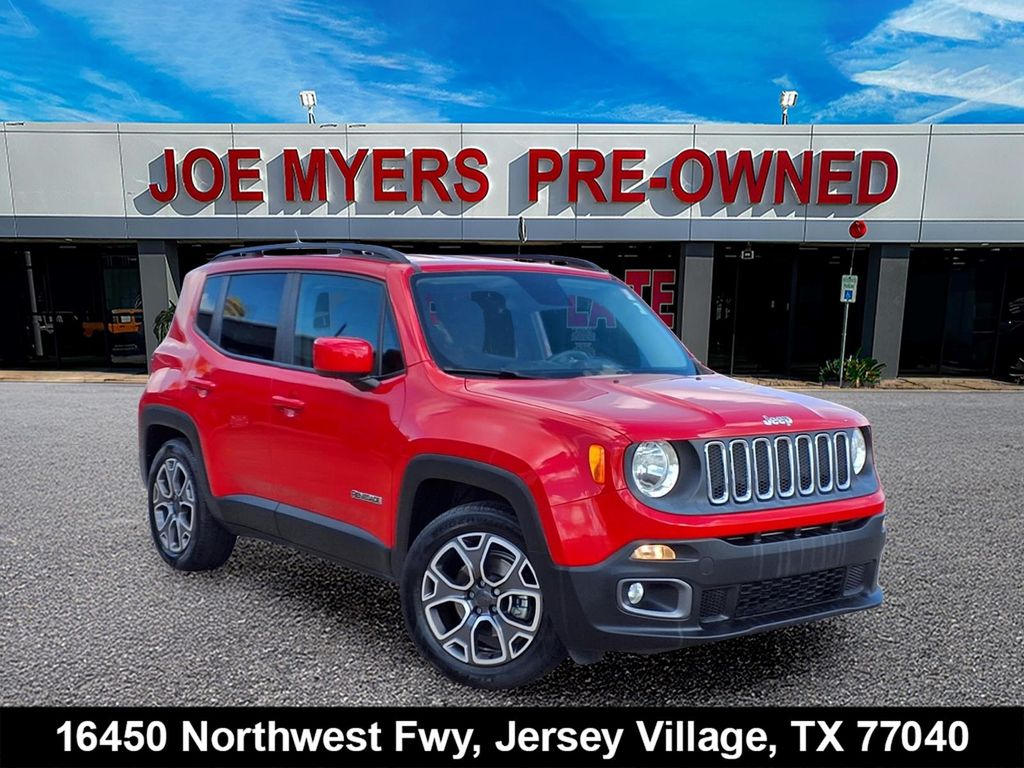 2015 Jeep Renegade Latitude Red at Shottenkirk Kia Fort Bend