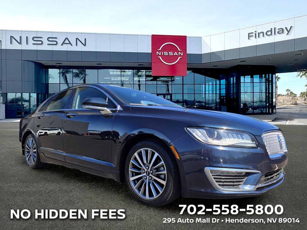 Blue Metallic 2020 Lincoln MKZ Sedan Front-Wheel Drive 6-Speed Automatic