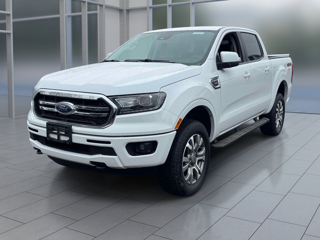 Oxford White 2023 Ford Ranger Lariat SuperCrew 4WD Pickup Truck Four-Wheel Drive Automatic