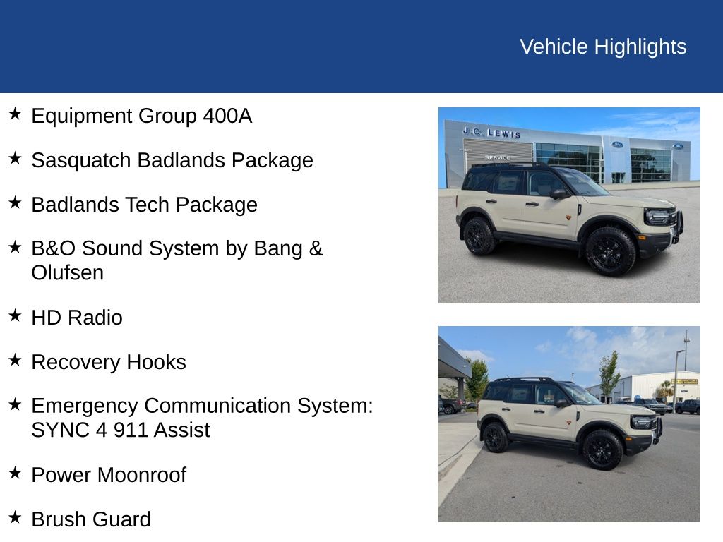 2025 Ford Bronco Sport Badlands