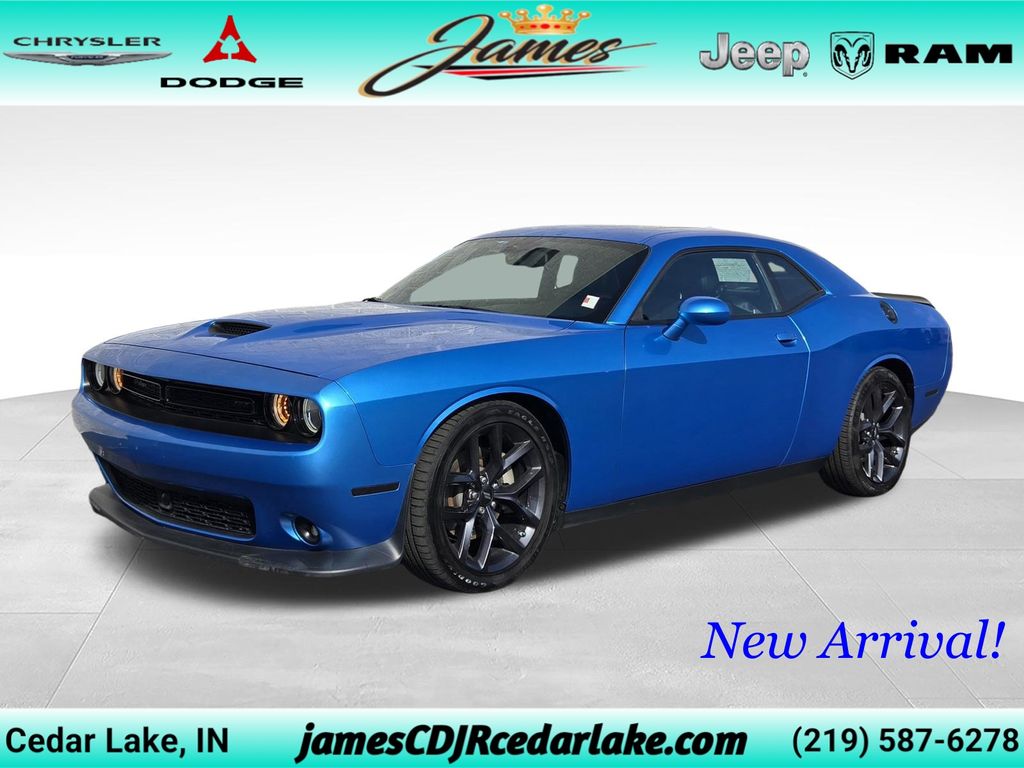 B5 Blue Pearlcoat 2023 Dodge Challenger GT RWD Coupe Rear-Wheel Drive 8-Speed Automatic