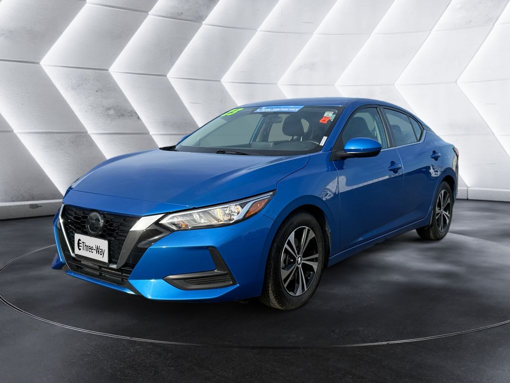 Electric Blue Metallic 2023 Nissan Sentra SV FWD Sedan Front-Wheel Drive Continuously Variable Transmission