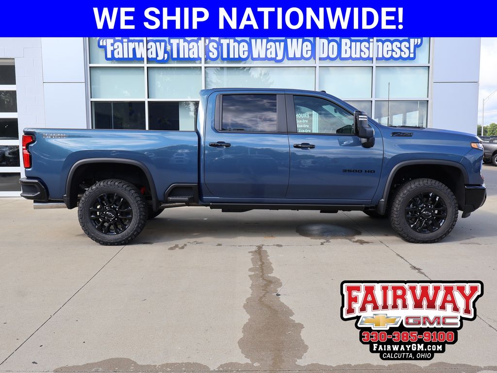 Lakeshore Blue Metallic 2026 Chevrolet Silverado 3500HD Pickup Truck Four-Wheel Drive Automatic
