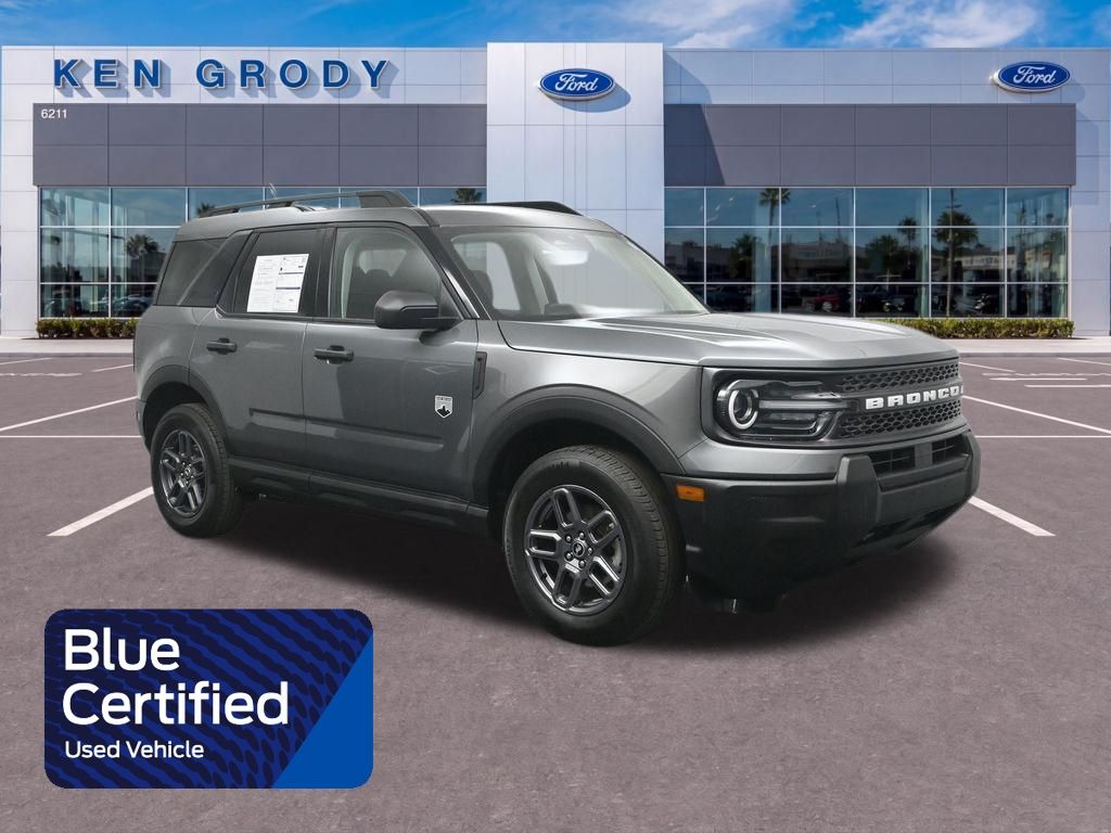 Carbonized Gray Metallic 2025 Ford Bronco Sport SUV / Crossover All-Wheel Drive 8-Speed Automatic