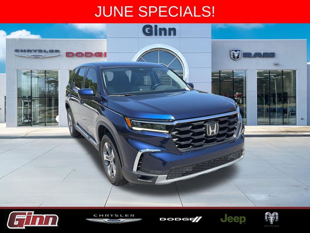 Blue 2024 Honda Pilot EX-L FWD SUV / Crossover Front-Wheel Drive Automatic