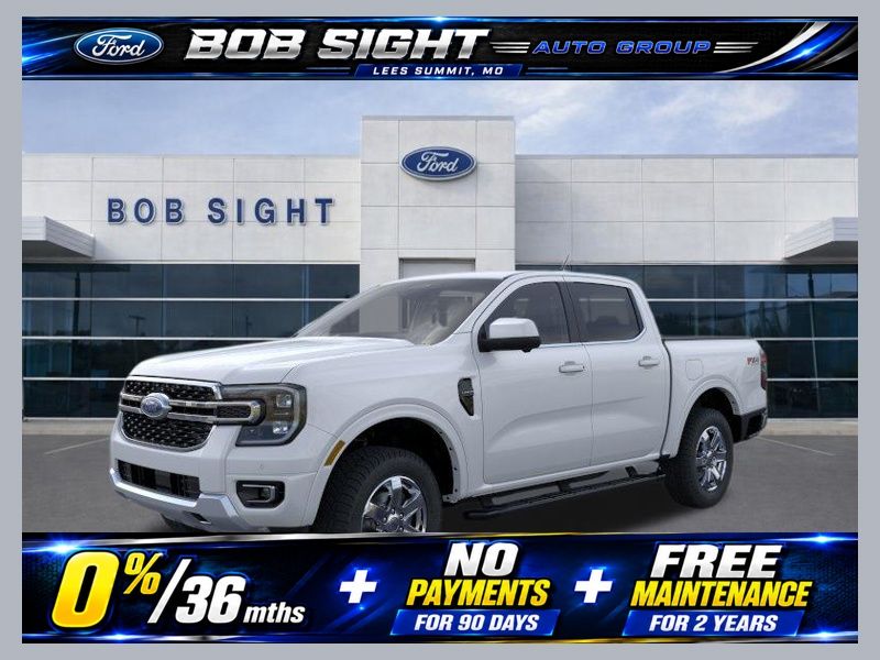 Oxford White 2026 Ford Ranger Pickup Truck Four-Wheel Drive Automatic