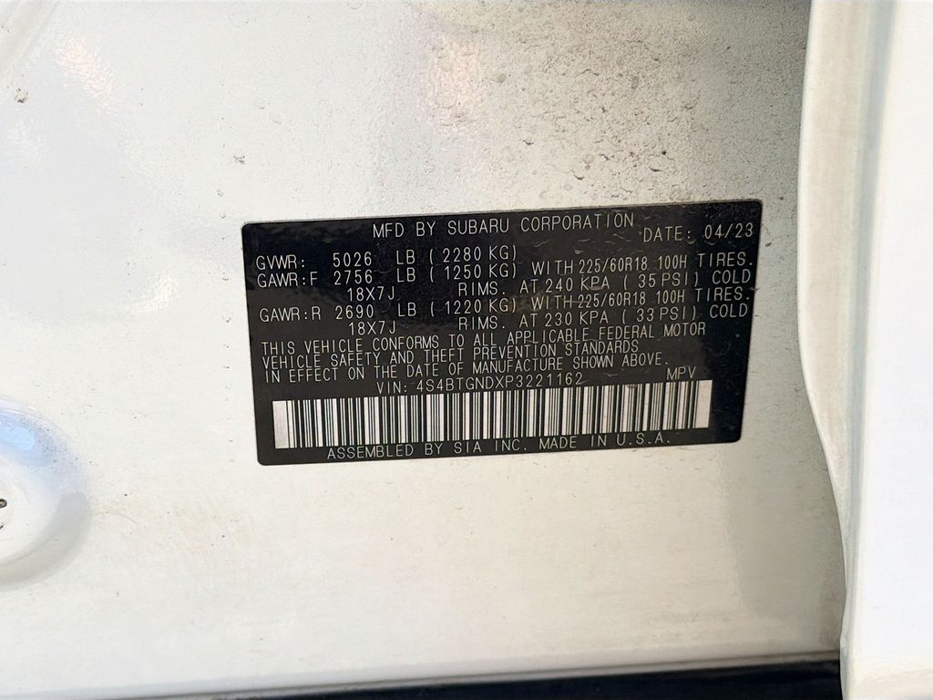 Used 2023 White Subaru Limited XT image 34