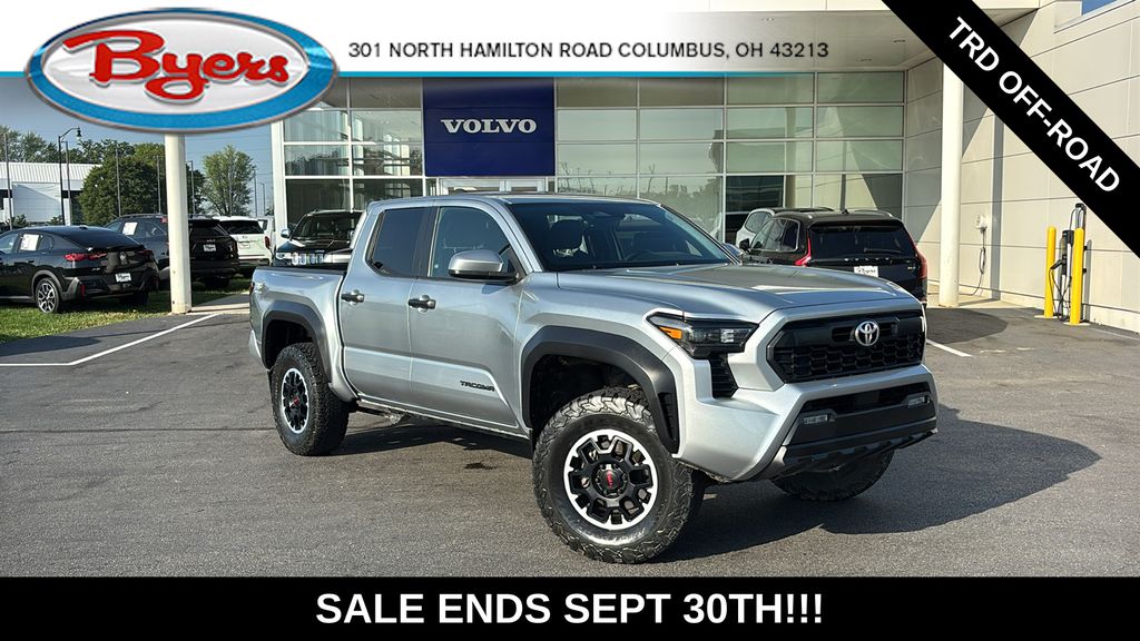 Celestial Silver Metallic 2024 Toyota Tacoma Pickup Truck Four-Wheel Drive 8-Speed Automatic