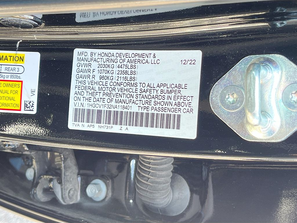 Used 2022 Black Honda Sport image 29