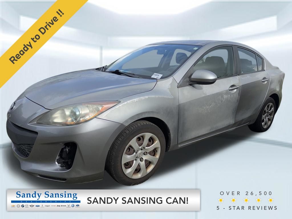 Liquid Silver Metallic 2013 Mazda MAZDA3 i Sport Sedan Front-Wheel Drive 6-Speed Automatic
