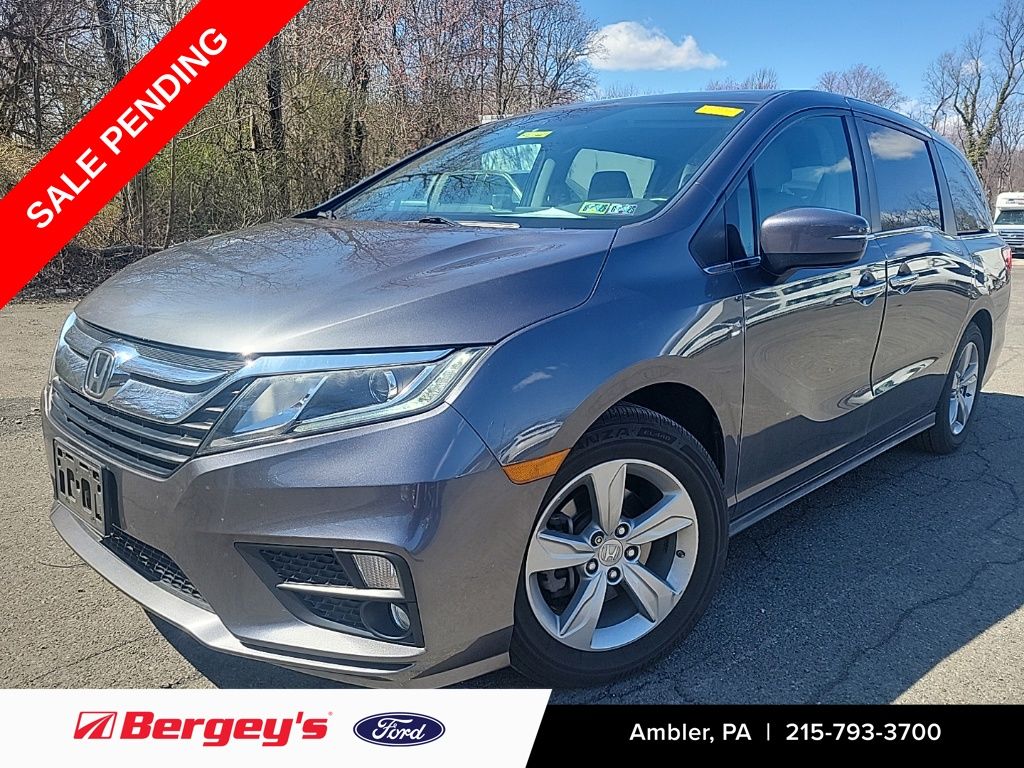 Gray (Modern Steel Metallic) 2019 Honda Odyssey EX-L FWD Minivan Front-Wheel Drive 9-Speed Automatic