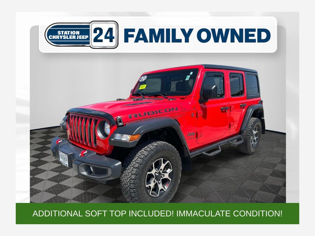 Red Clearcoat 2020 Jeep Wrangler SUV / Crossover Four-Wheel Drive 8-Speed Automatic