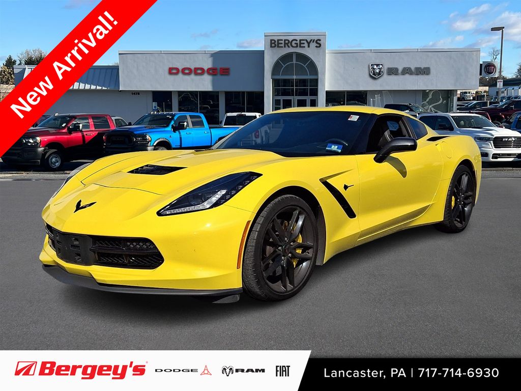 Corvette Racing Yellow Tintcoat 2016 Chevrolet Corvette Coupe Rear-Wheel Drive 7-Speed Manual