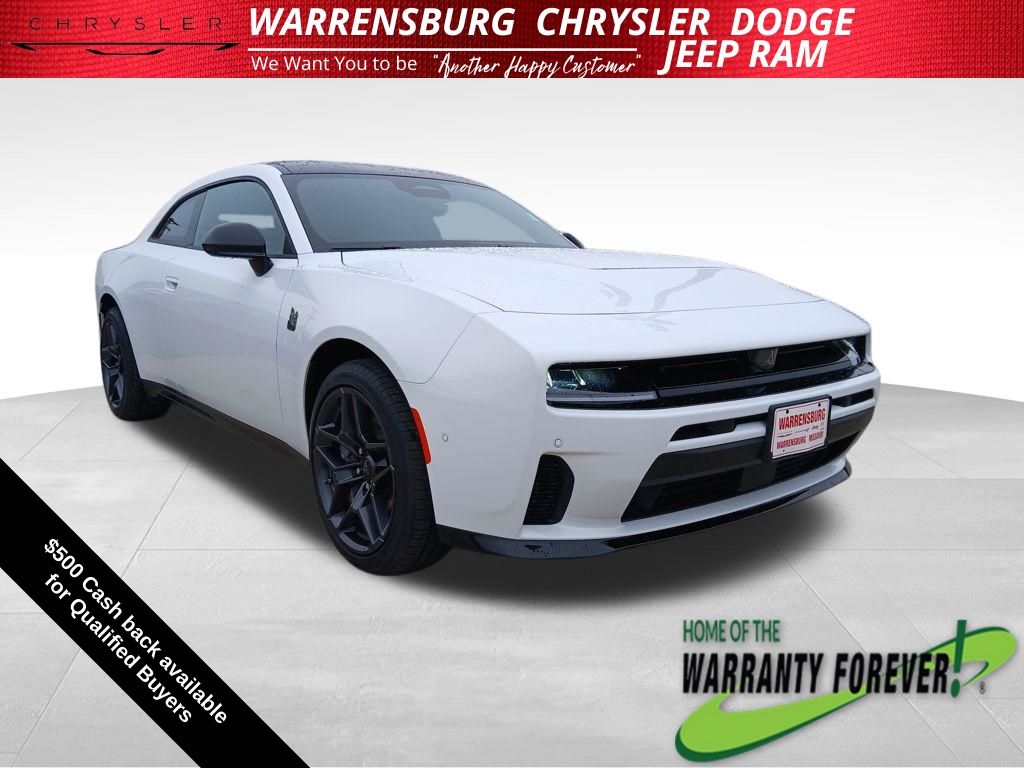 Bright White Clearcoat 2026 Dodge Charger Daytona Scat Pack Coupe AWD Coupe All-Wheel Drive 8-Speed Automatic