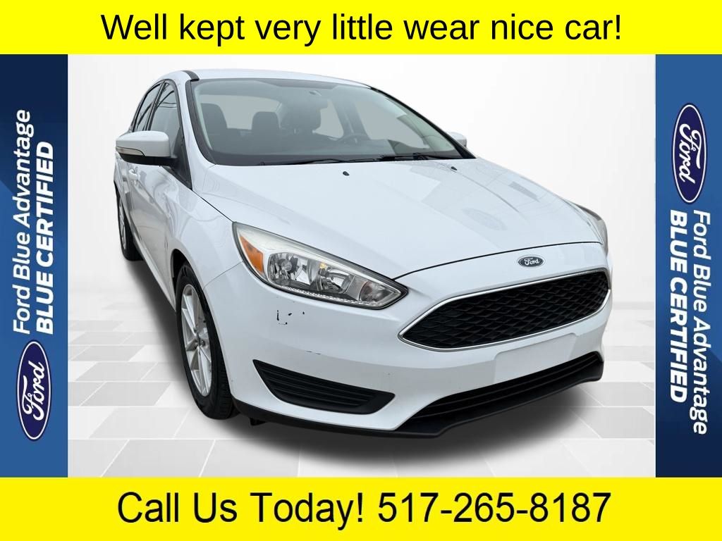 Oxford White 2017 Ford Focus SE Sedan Front-Wheel Drive 6-Speed Automatic