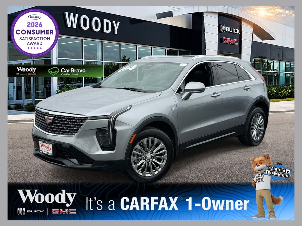 Argent Silver Metallic 2024 Cadillac XT4 SUV / Crossover Four-Wheel Drive 9-Speed Automatic