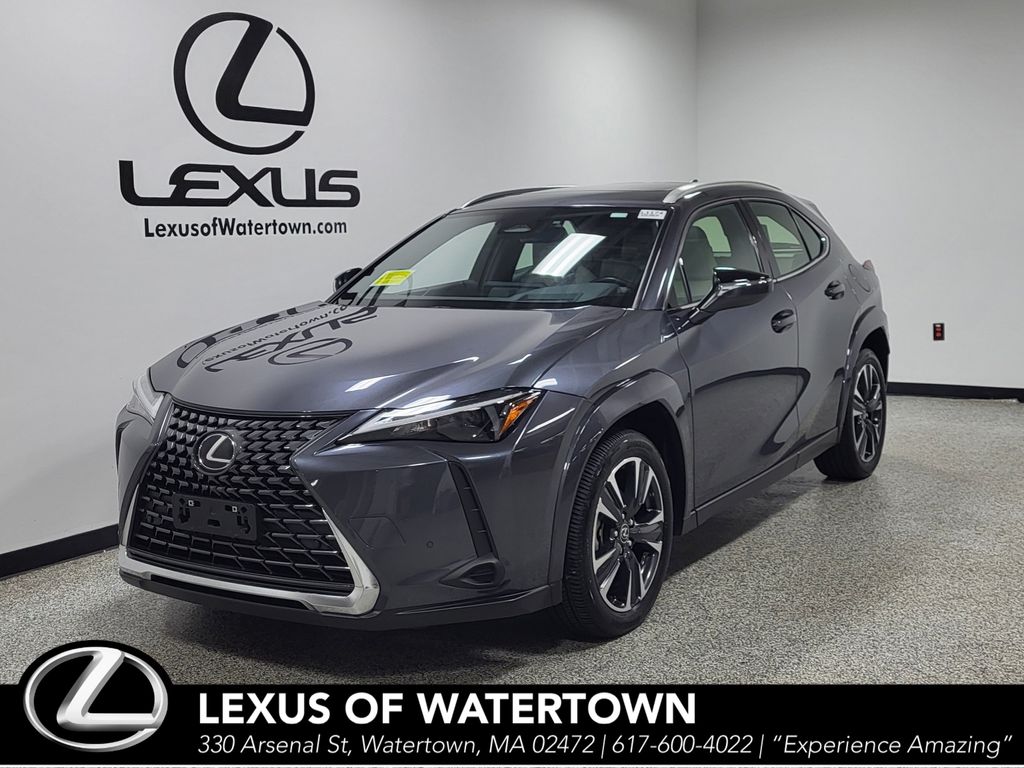 Cloudburst Gray 2025 Lexus UX Hybrid SUV / Crossover All-Wheel Drive Continuously Variable Transmission