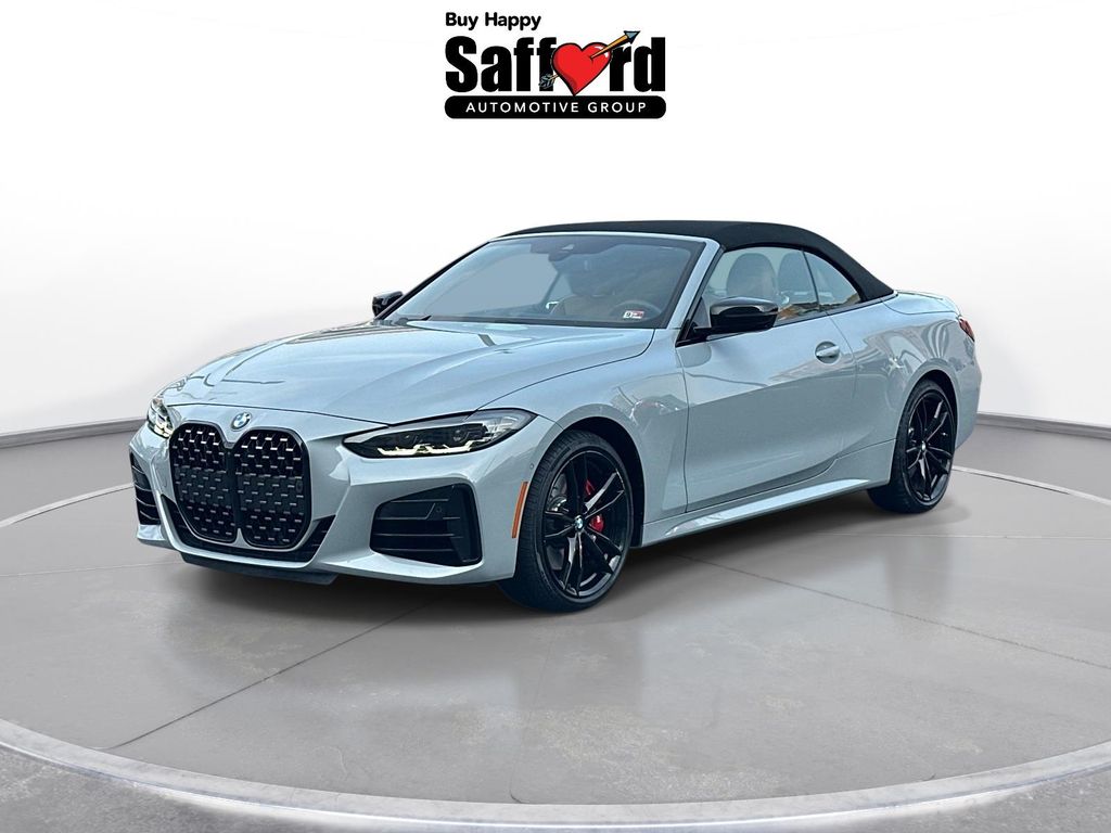 Gray Metallic 2024 BMW 4 Series Convertible All-Wheel Drive 8-Speed Automatic