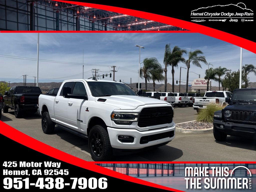 Bright White Clearcoat 2021 RAM 2500 Pickup Truck Four-Wheel Drive 6-Speed Automatic