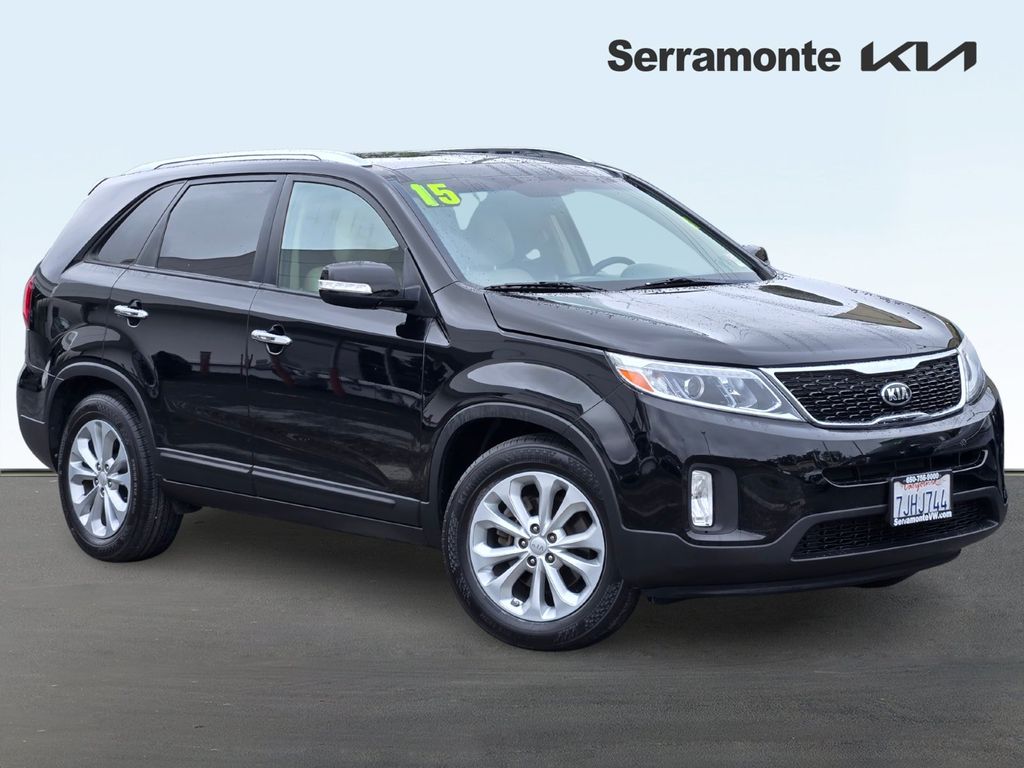 Ebony Black 2015 Kia Sorento SUV / Crossover Front-Wheel Drive 6-Speed Automatic