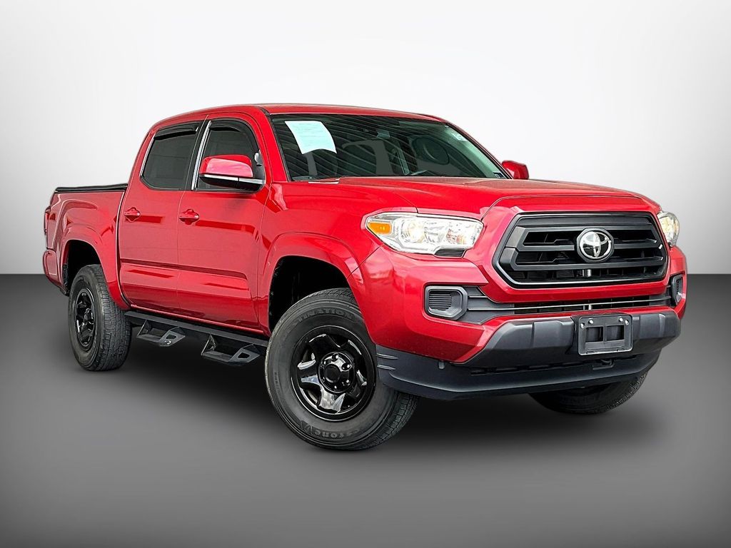 Barcelona Red Metallic 2020 Toyota Tacoma SR I4 Double Cab RWD Pickup Truck 4X2 6-Speed Automatic