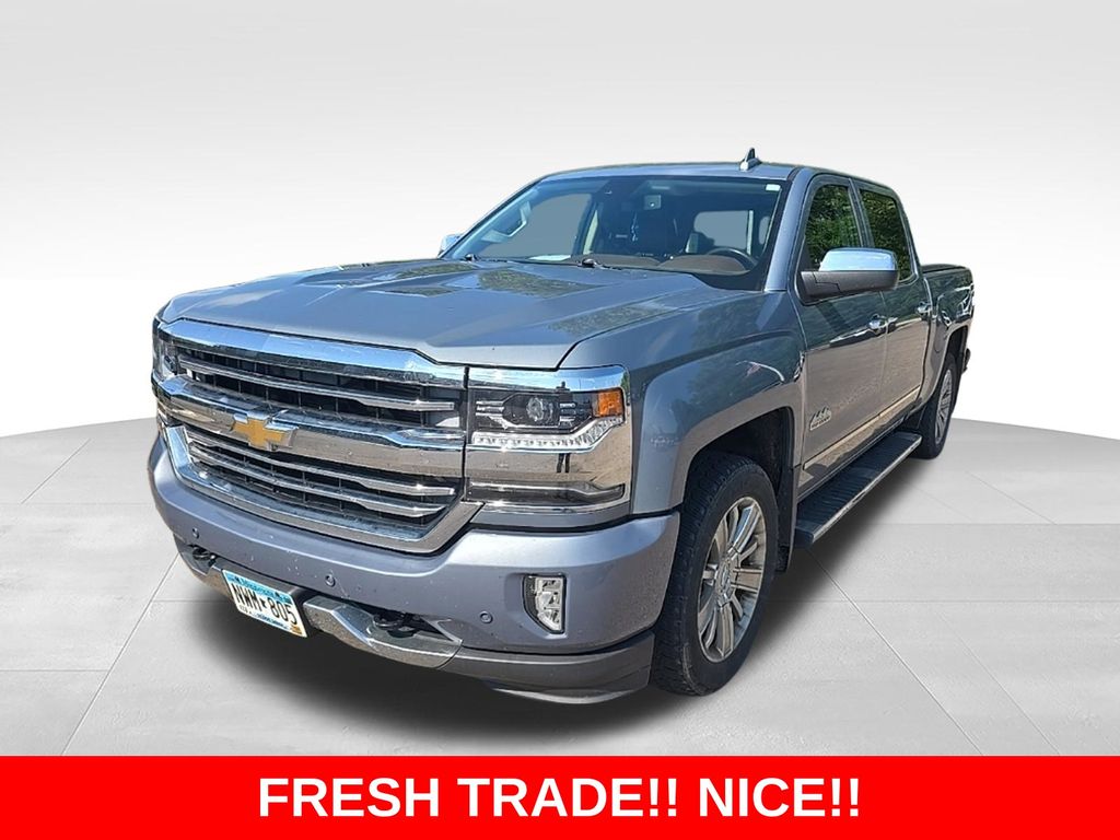Slate Gray Metallic 2016 Chevrolet Silverado 1500 Pickup Truck Four-Wheel Drive 8-Speed Automatic Overdrive