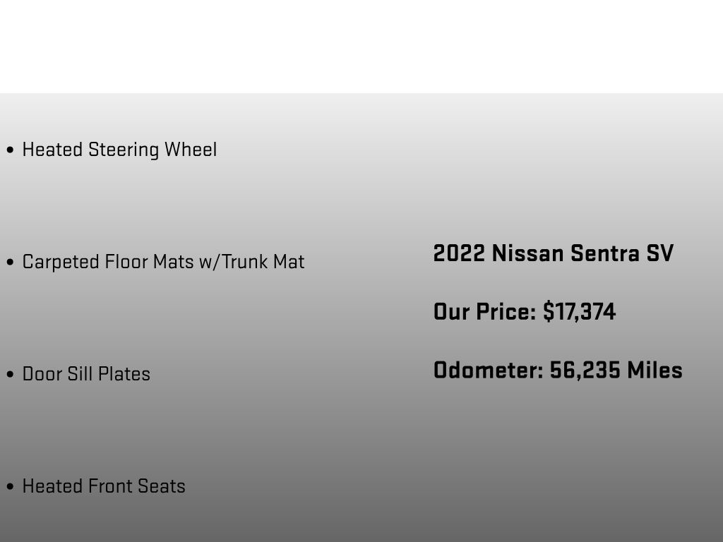 2022 Nissan Sentra SV Red at South Hills Kia
