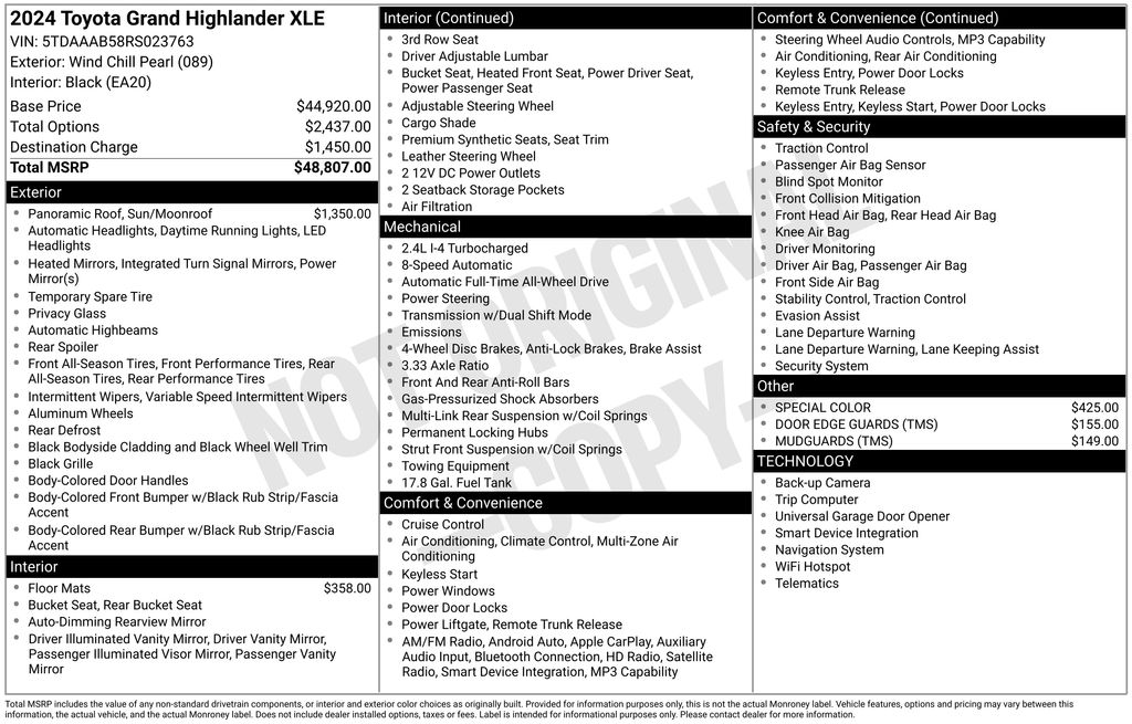Used 2024 Toyota Grand Highlander SUV