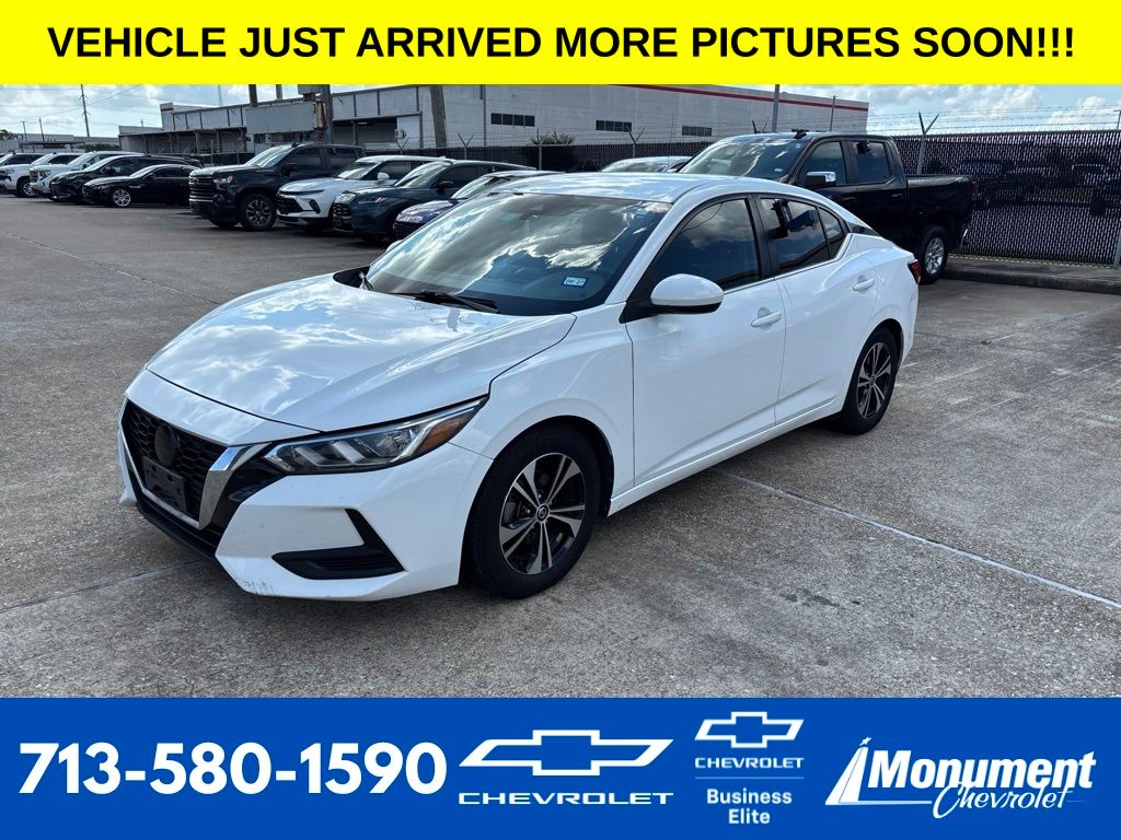 2022 Nissan Sentra SV White at Wharton Ford