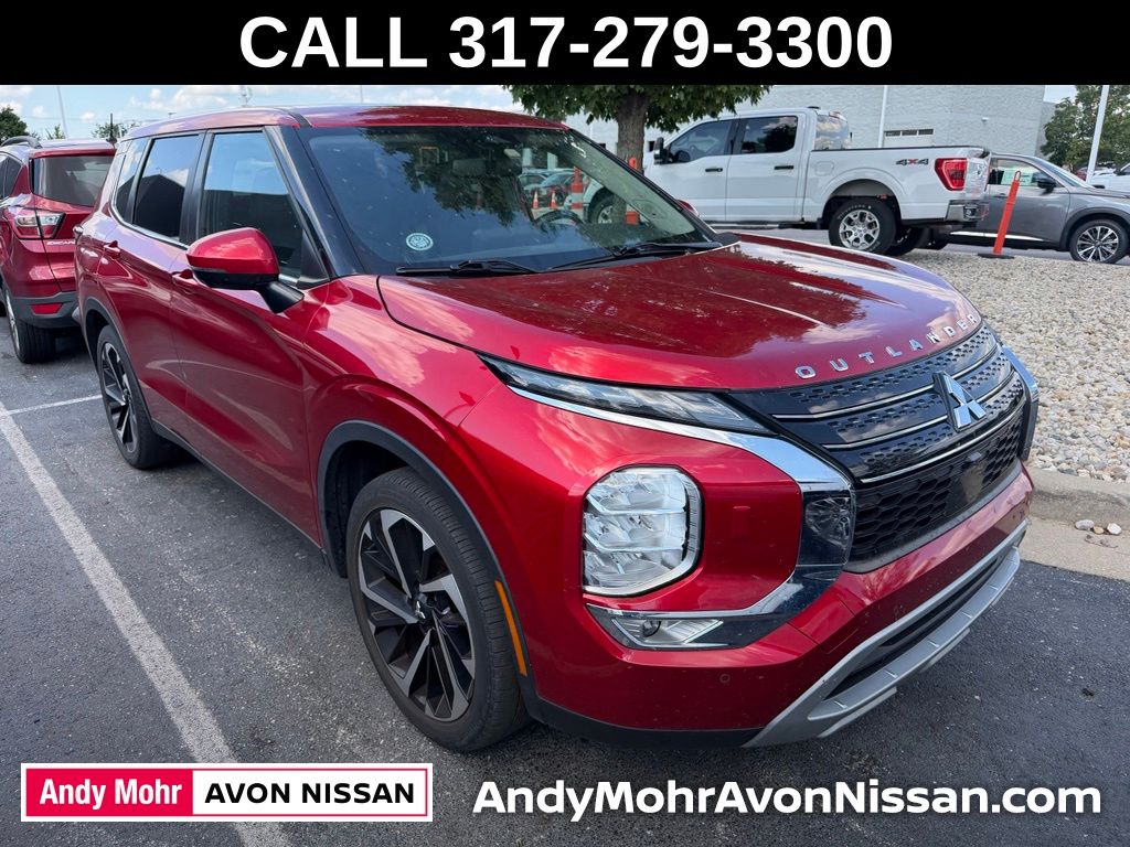 Red Diamond 2022 Mitsubishi Outlander SUV / Crossover All-Wheel Drive Continuously Variable Transmission