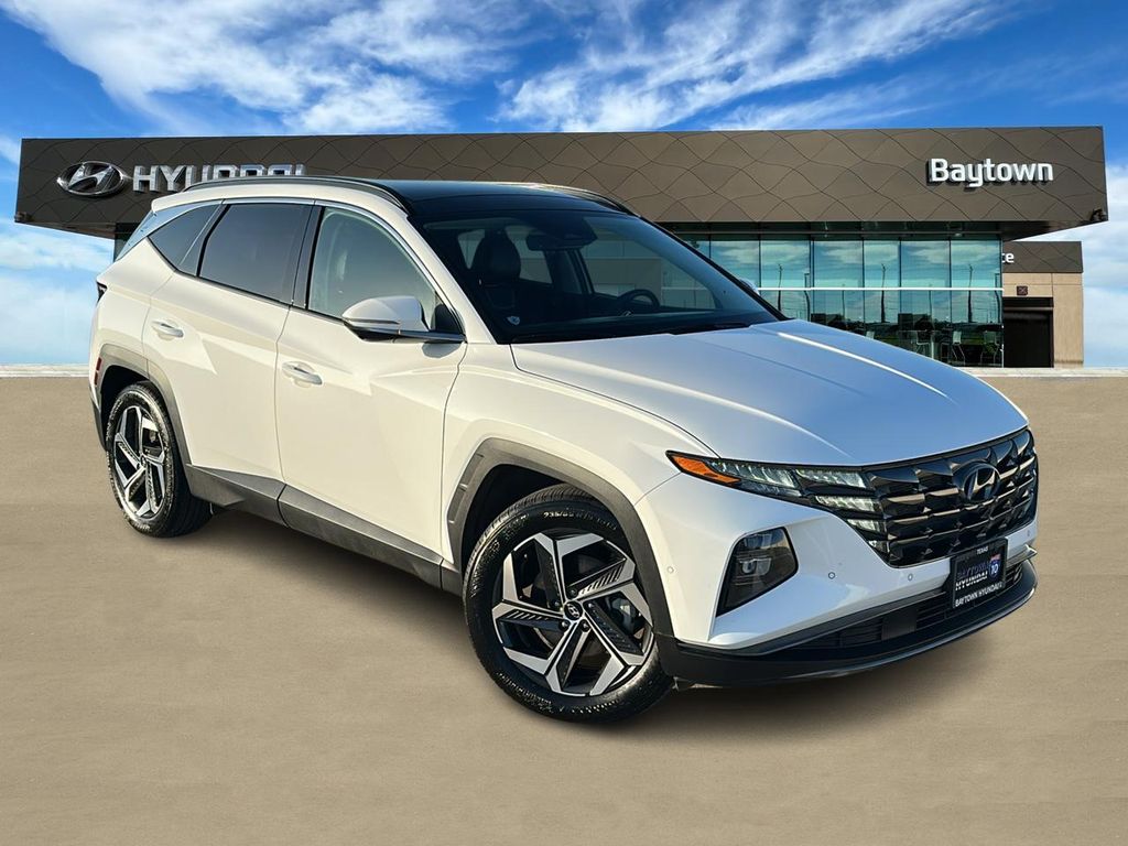 White Pearl 2024 Hyundai Tucson SUV / Crossover Front-Wheel Drive 8-Speed Automatic