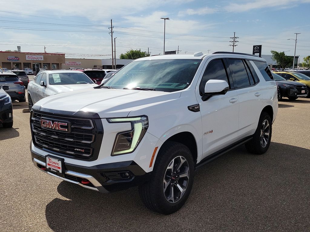 2025 GMC Yukon AT4 Ultimate White at Brown Buick GMC