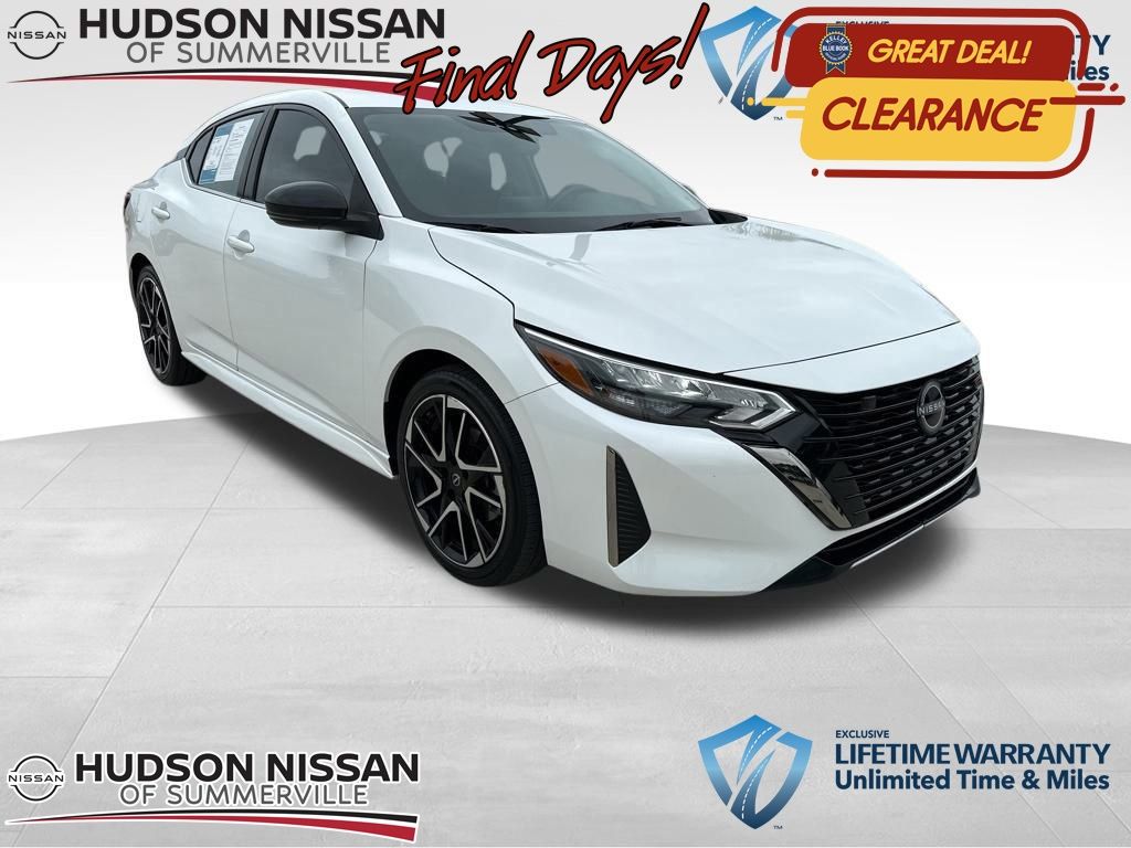 2024 Aspen White Tricoat Nissan Sentra SR Sedan