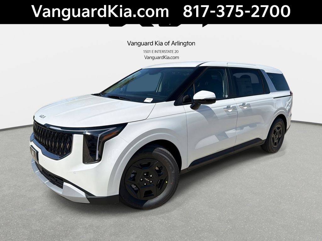 Snow White Pearl 2027 Kia Carnival Minivan Front-Wheel Drive 8-Speed Automatic Overdrive