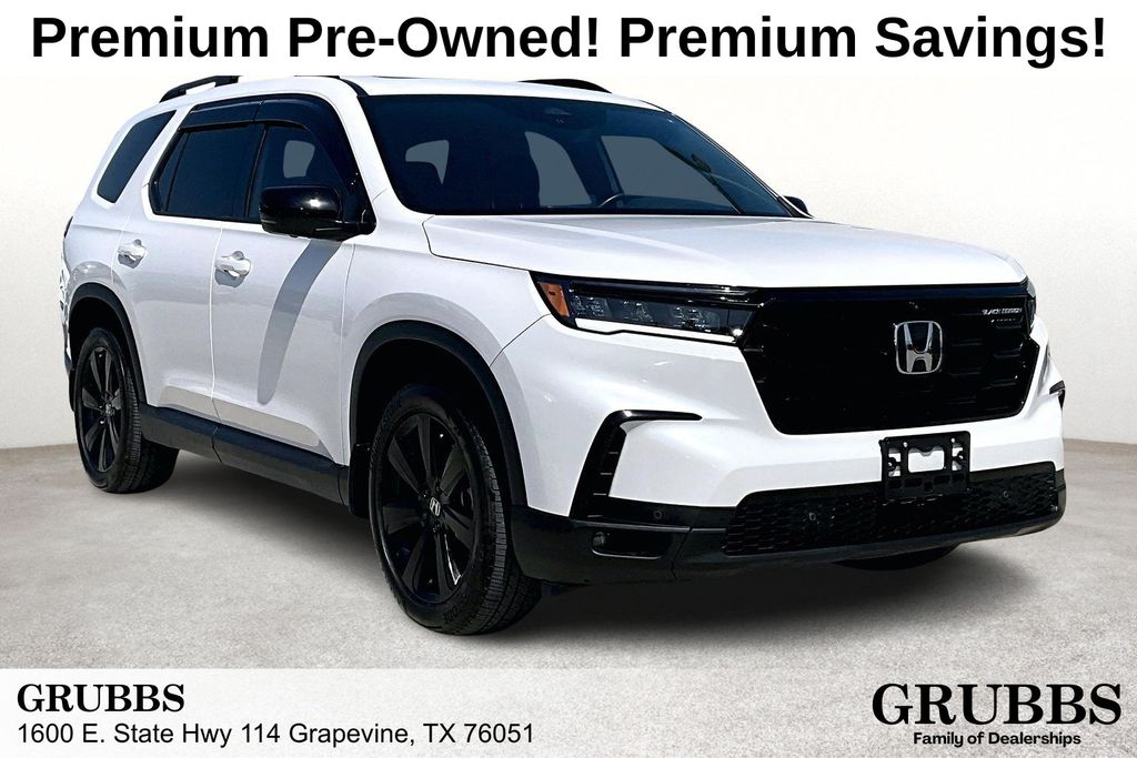 Platinum White Pearl 2025 Honda Pilot Black Edition AWD SUV / Crossover All-Wheel Drive Automatic