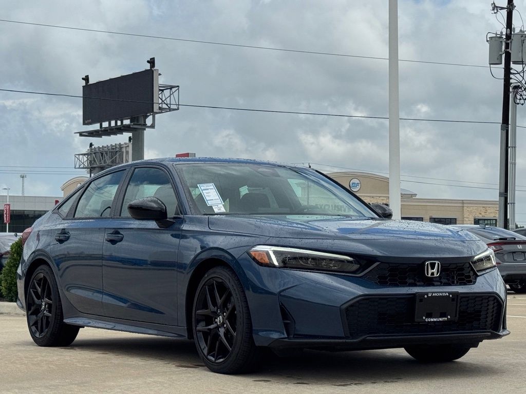 2026 Honda Civic Sport Blue at Community Honda