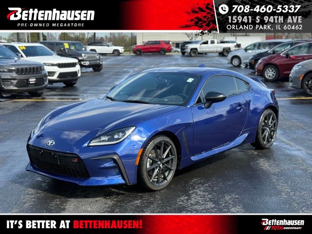 Blue 2025 Toyota GR86 Premium RWD Coupe Rear-Wheel Drive 6-Speed Automatic