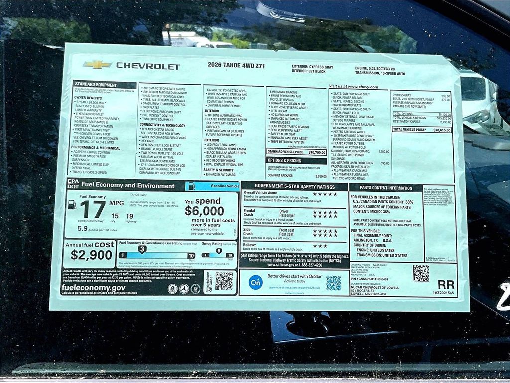 2026 Chevrolet Tahoe — photo 17