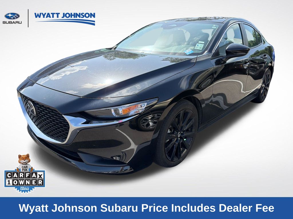 Jet Black Mica 2024 Mazda MAZDA3 Sedan Front-Wheel Drive 6-Speed Automatic