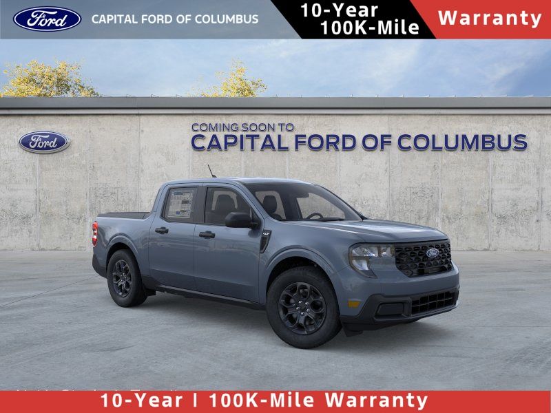 Blue (Azure Gray Metallic Tri-Coat) 2026 Ford Maverick Pickup Truck All-Wheel Drive Continuously Variable Transmission